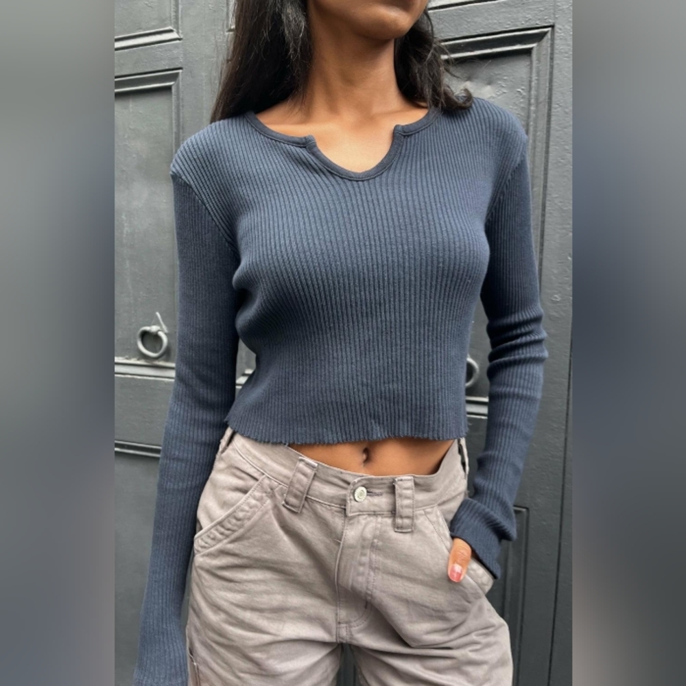 Brandy Melville Paige V-neck Top